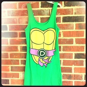 Fun Teenage Mutant Ninja Turtle Mini Dress